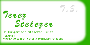 terez stelczer business card